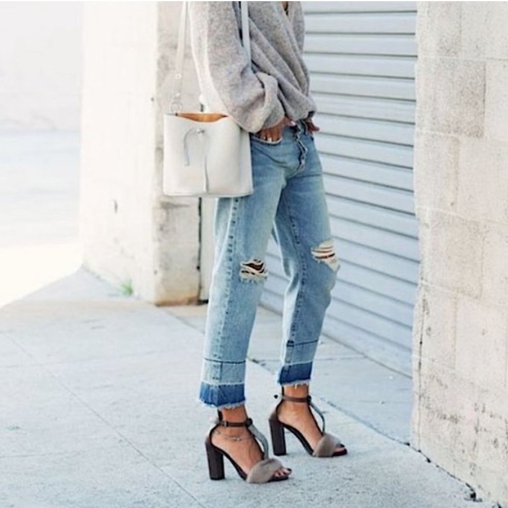 Current Elliott The Exposed Fly Fling in Knife Fight Destroy w/ Released Hem